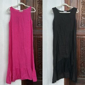 bundle of italian linen maxi dresses